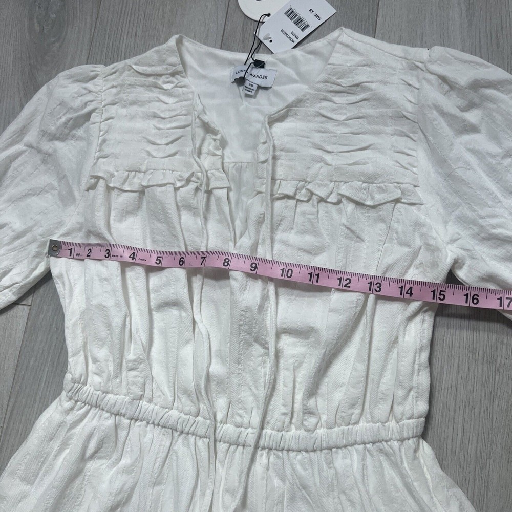 NWT Lost + Wander Wandering Free Maxi Dress Women's Size XS White - Picture 7 of 11